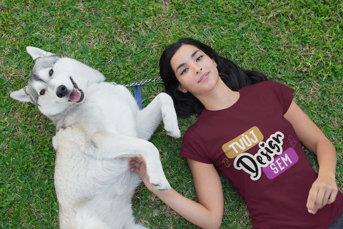 Tričko pro milovníky psů vytvoříš na puppynator.cz
