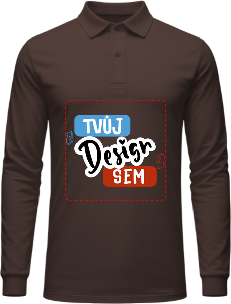 B&C My Polo 180 LS · Pražená Káva