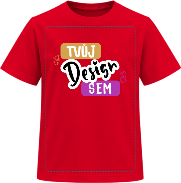 Imperial Dětské Tričko SOL'S · Červená
