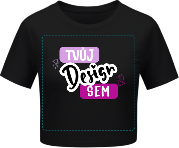 Zkrácené Crop Top Tričko BYB